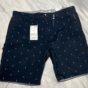 Cactus Man Anchor Navy Shorts 30